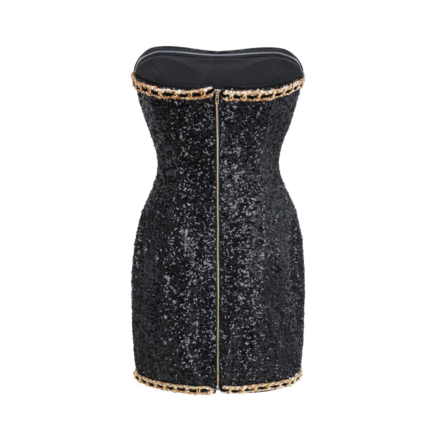 Eulalia black embellished mini dress (US Only)