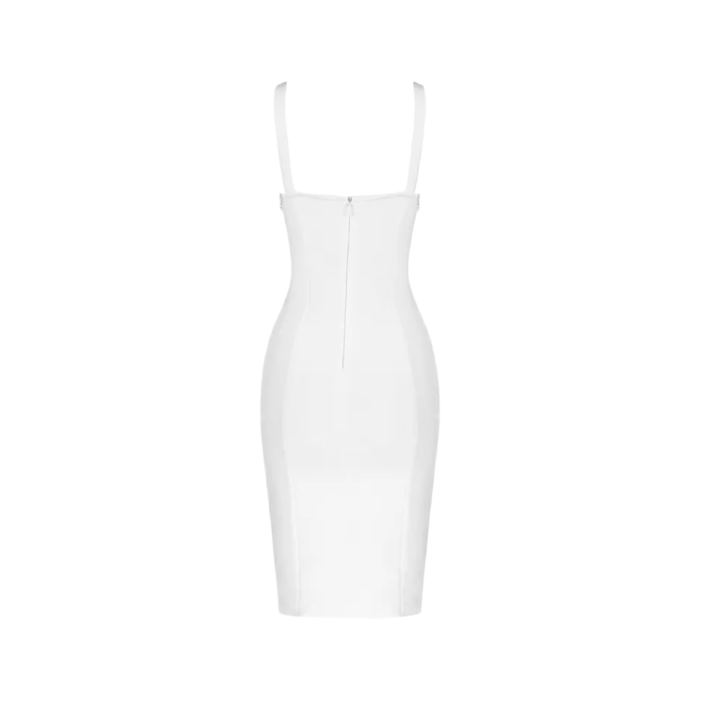 Félice crystal-trim bandage dress