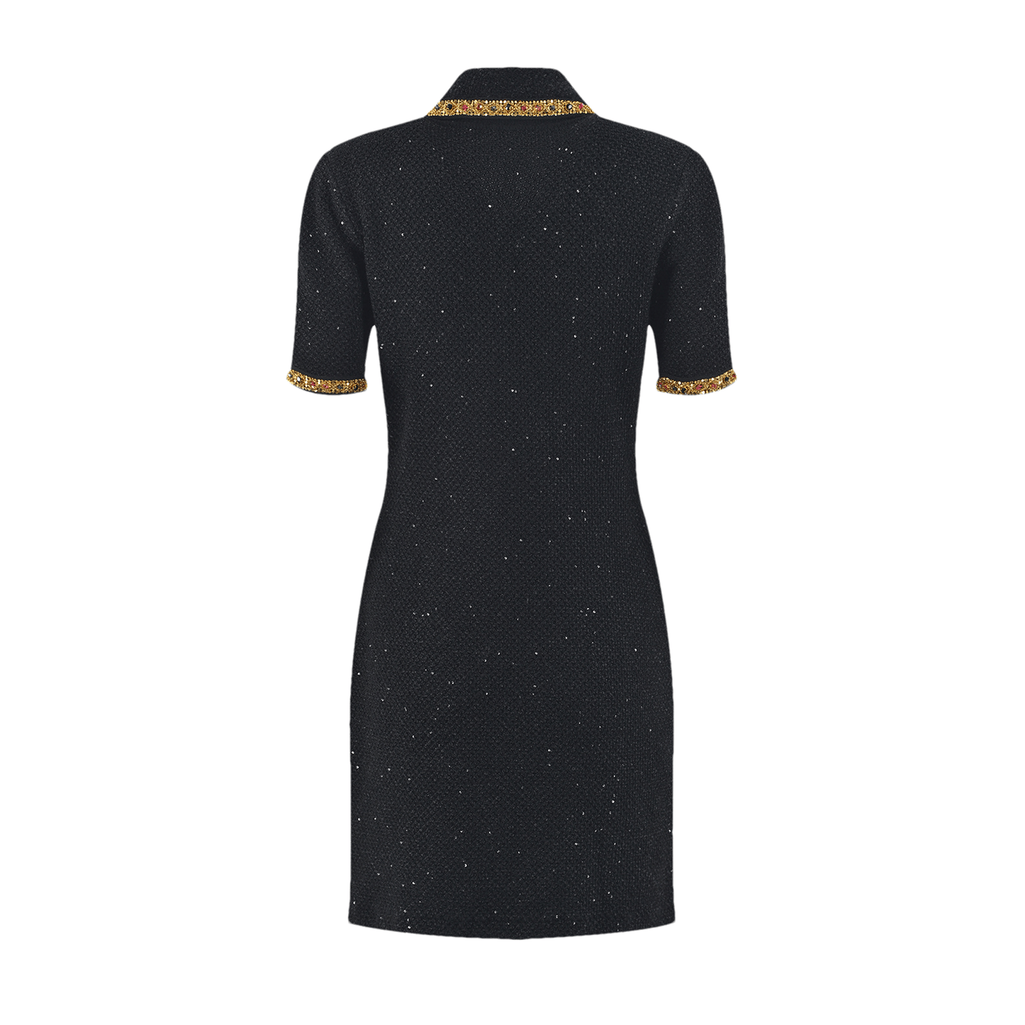 Héloïse sequin knitted dress