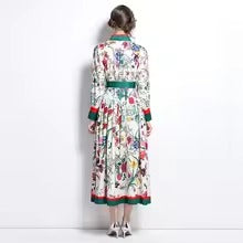 Adalasia paisley-print poplin midi dress