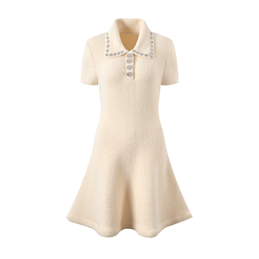 Iseult neutrals mini dress