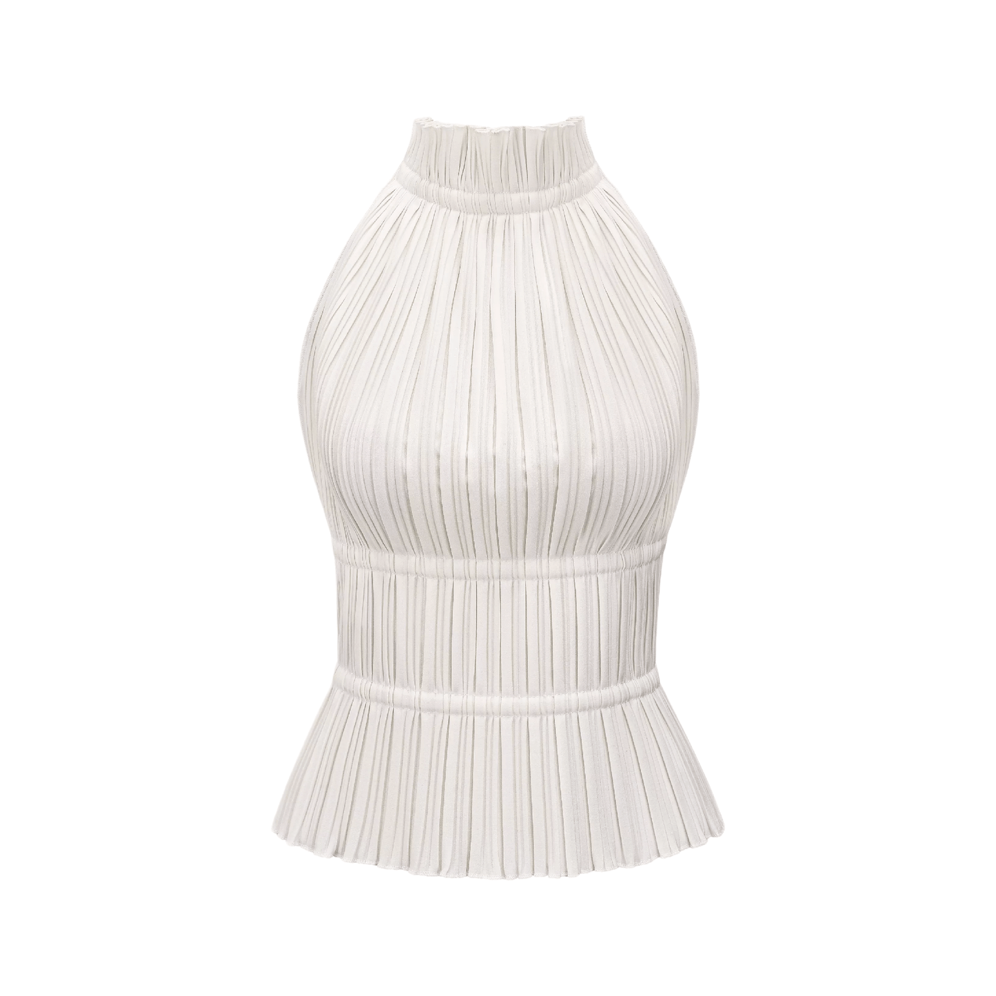 Milicent open-back pleated top