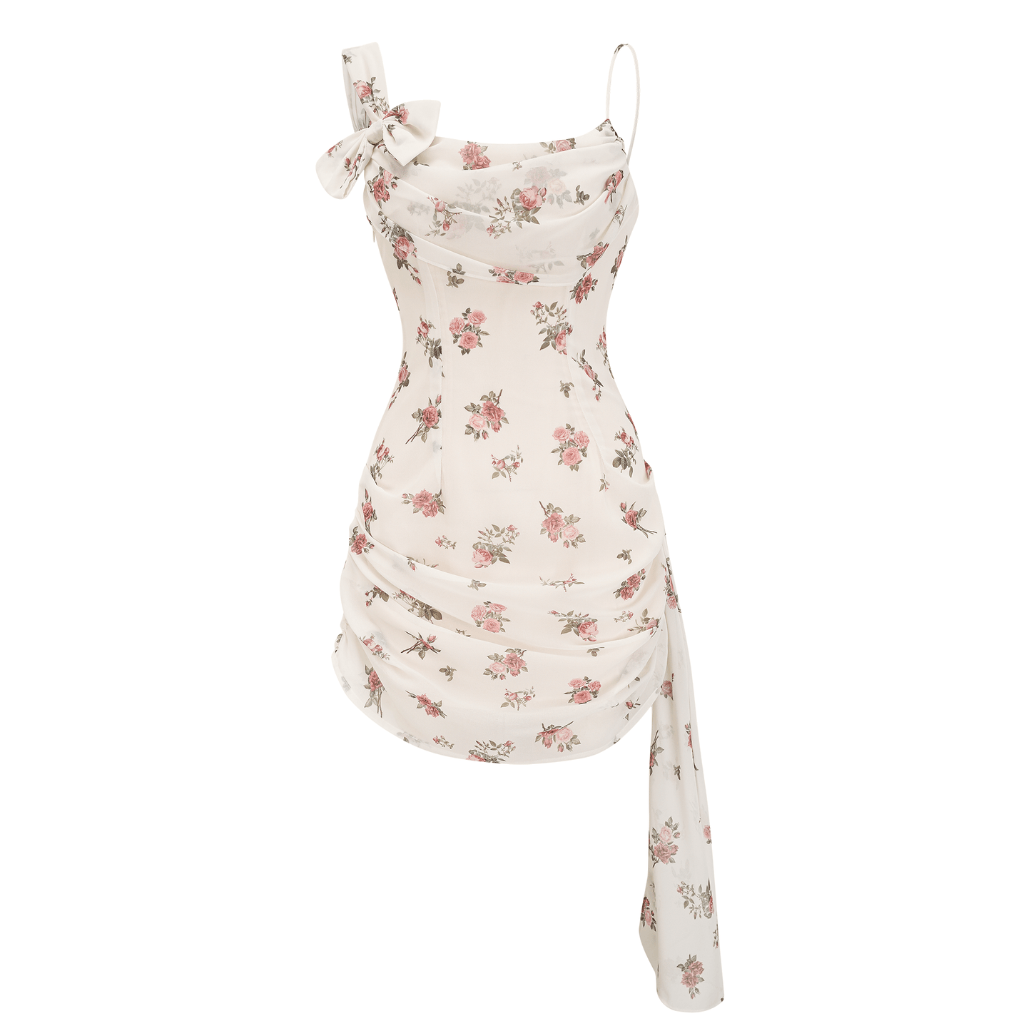 Jennie floral-print mini dress