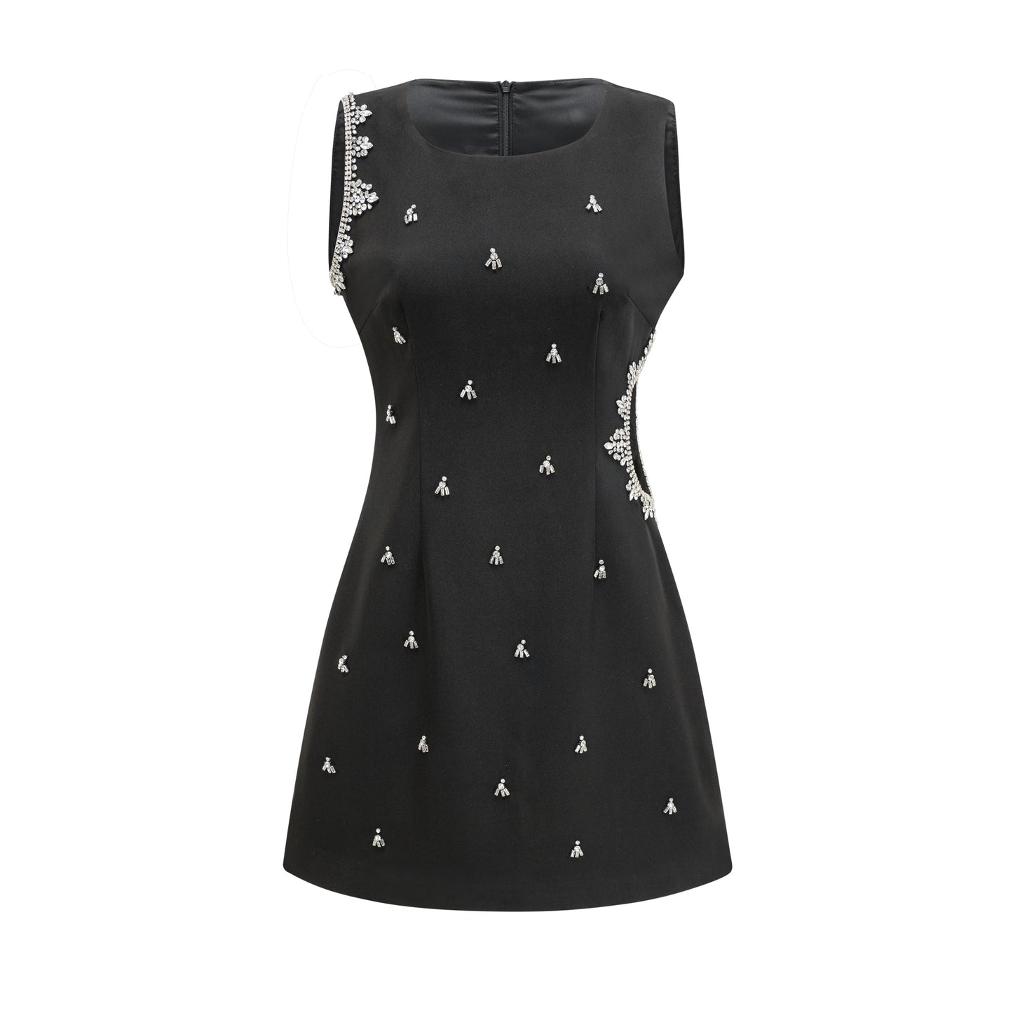 Médée black cut-out dress