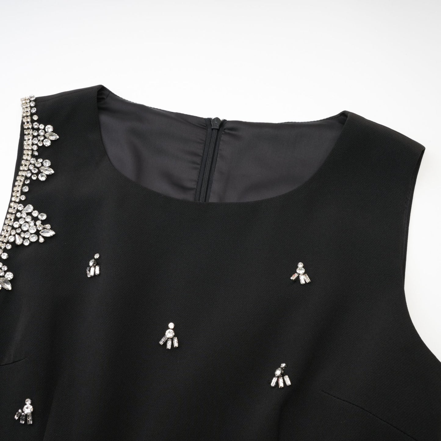 Médée black cut-out dress