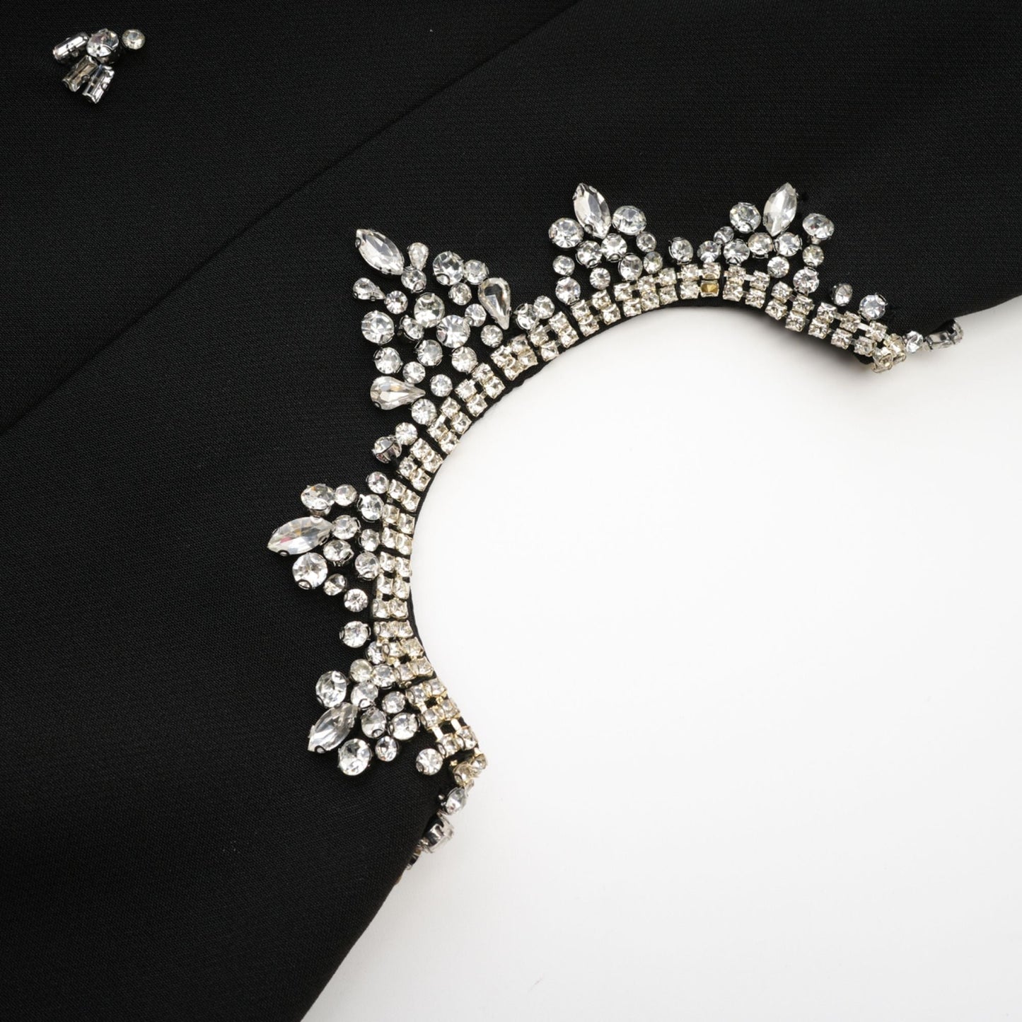 Médée black cut-out dress