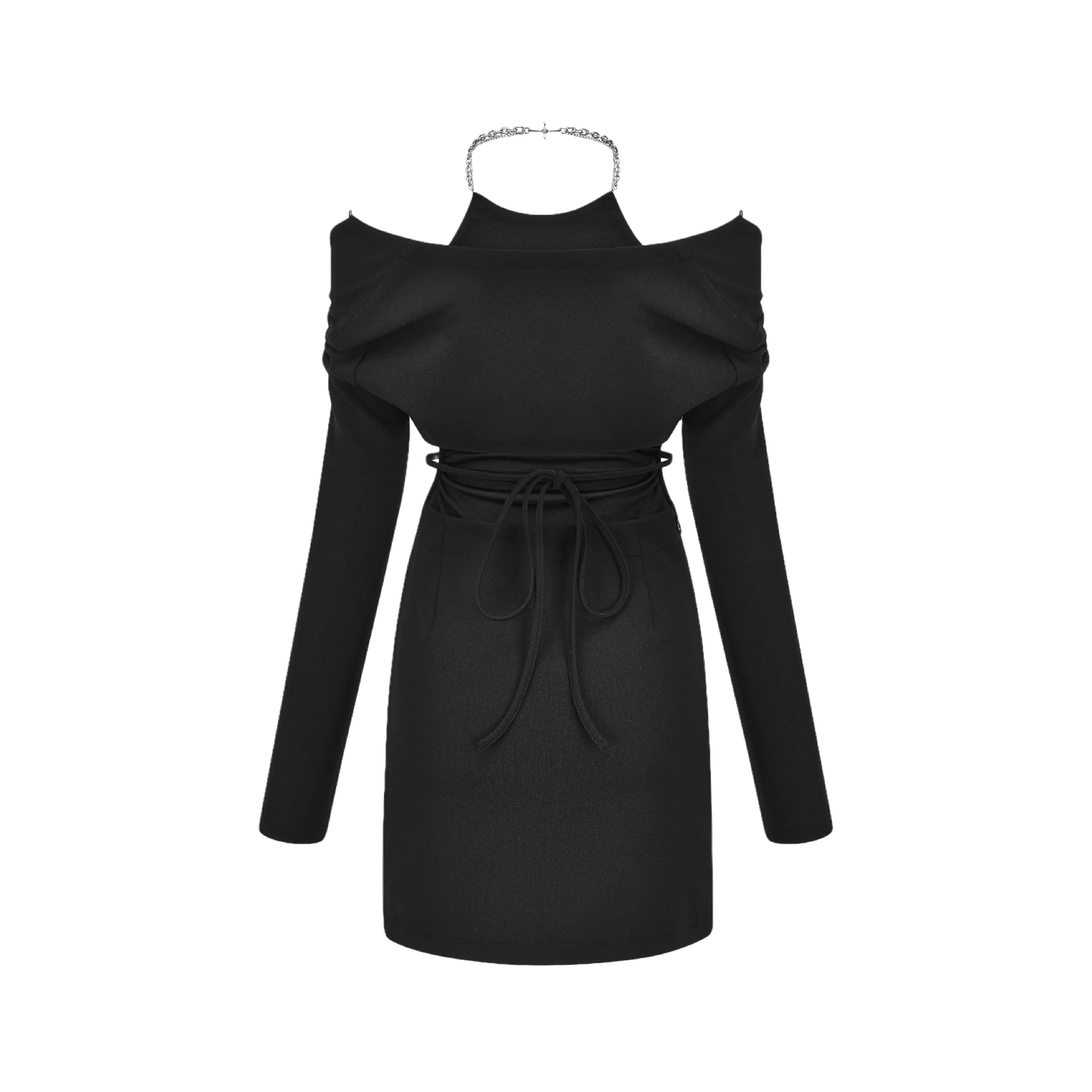Next Level-off-shoulder waist cut-out dress