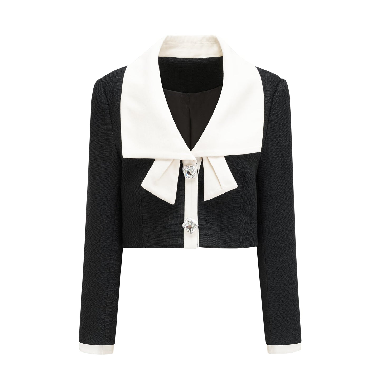 Odile black jacket & skirt matching set