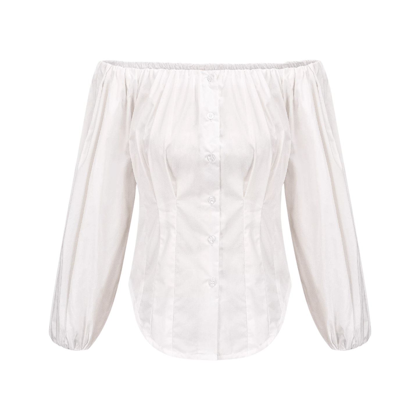 Pan's Labyrinth-off-shoulder puff sleeve top