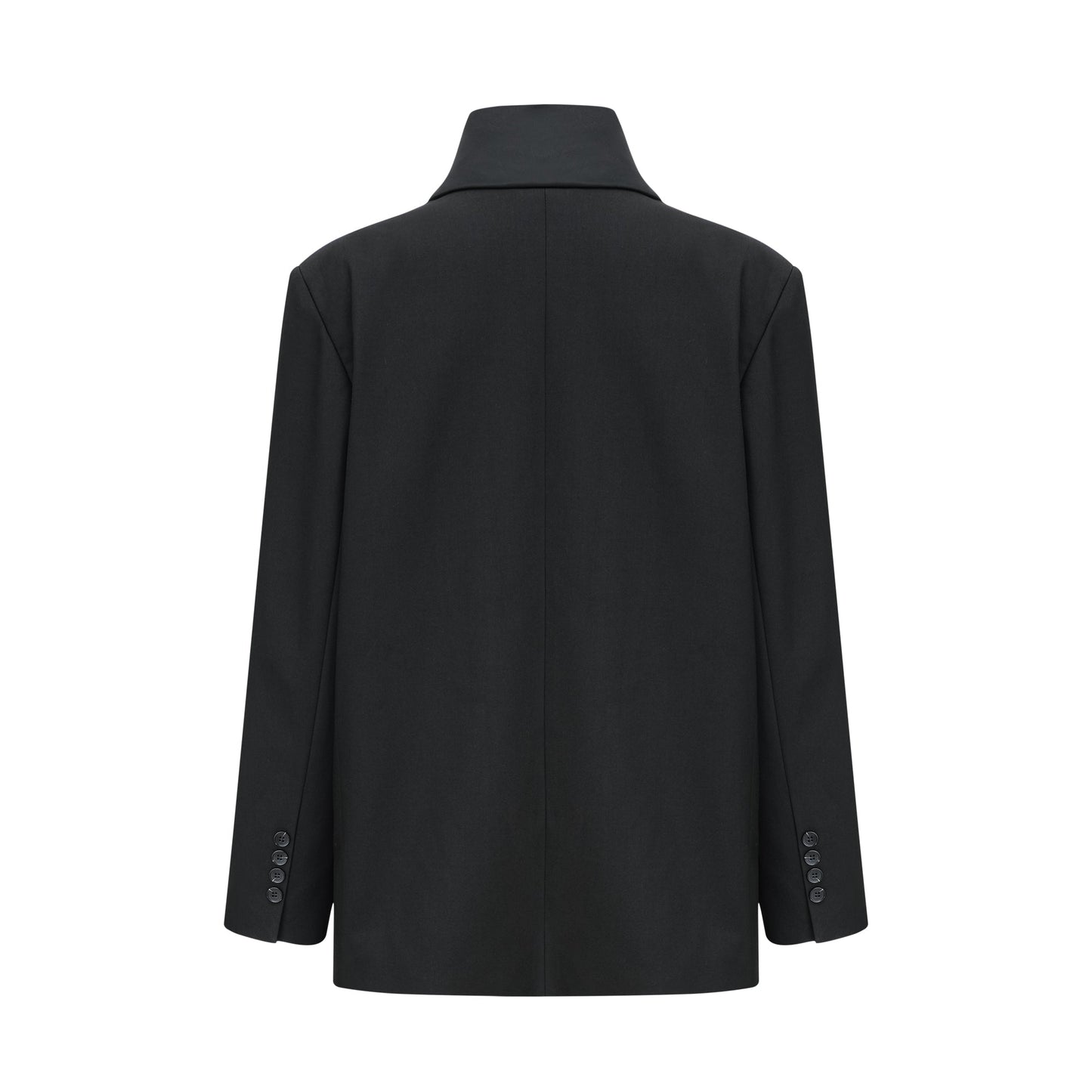 Rosalie shawl-lapel single-breasted blazer