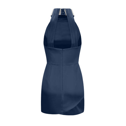 Tahiti embellished asymmetric mini dress (US Only)