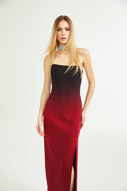 Roxane gradient-effect off-shoulder dress (US Only)