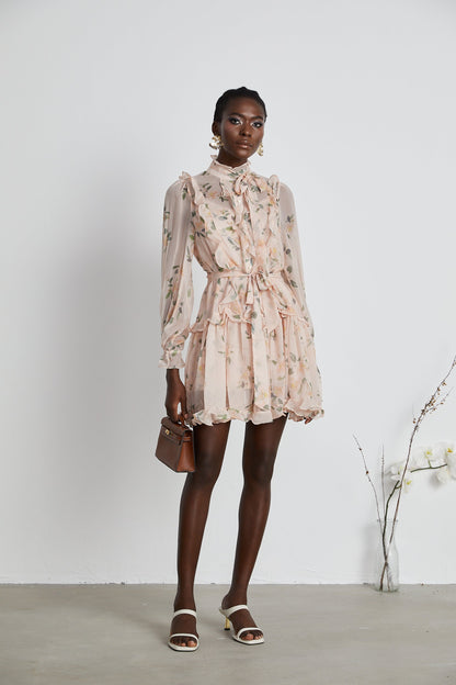 Chantal ruffled mini dress (US Only)