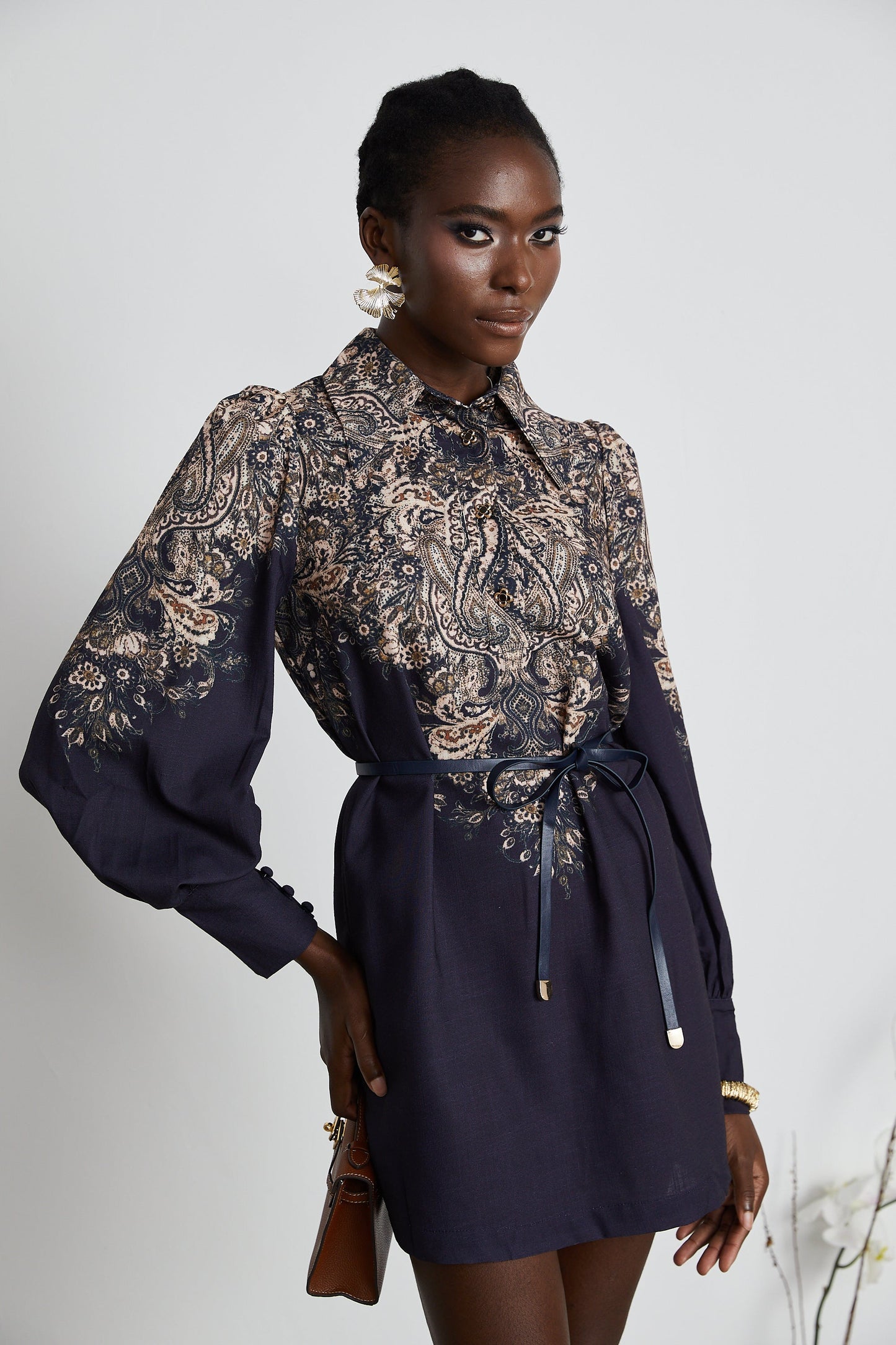 Stéphanie pattern-print mini dress (US Only)