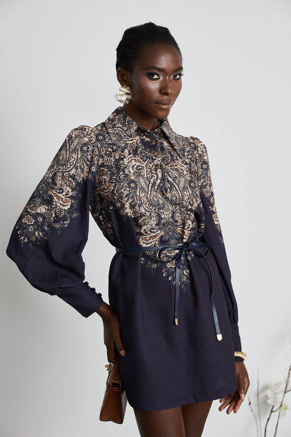 Stéphanie pattern-print mini dress (US Only)