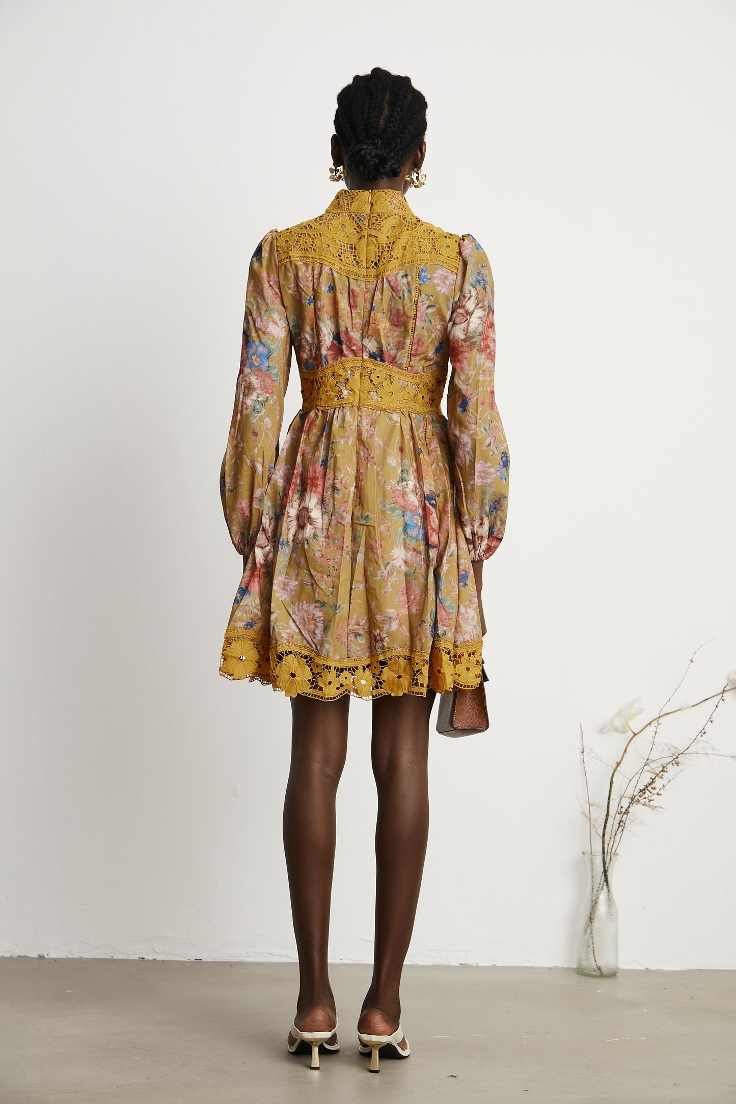 Sarita floral-print mini dress (US Only)