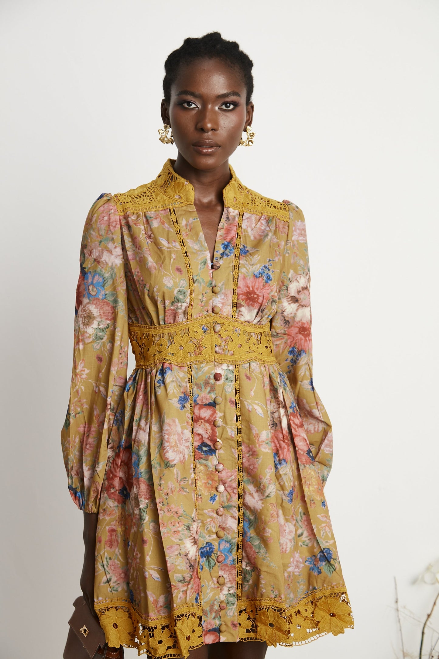 Sarita floral-print mini dress (US Only)