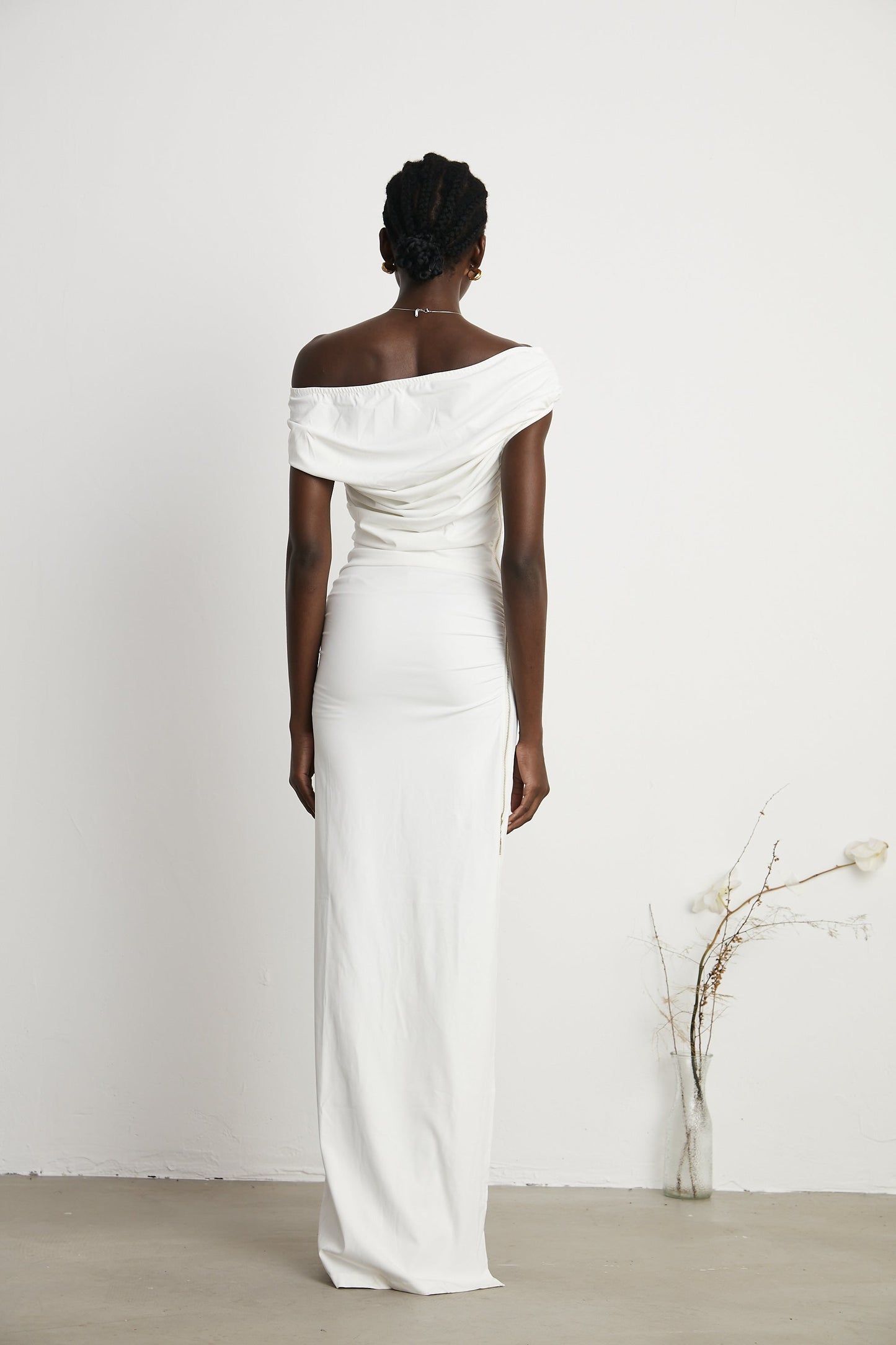 Sapphire off-shoulder maxi dress (US Only)