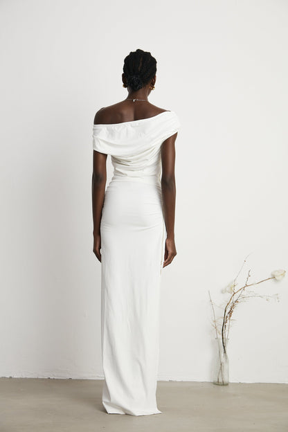 Sapphire off-shoulder maxi dress (US Only)