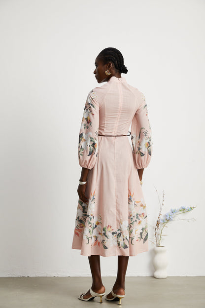 Aviana floral-print midi dress (US Only)