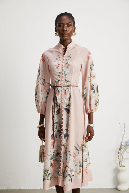 Aviana floral-print midi dress (US Only)
