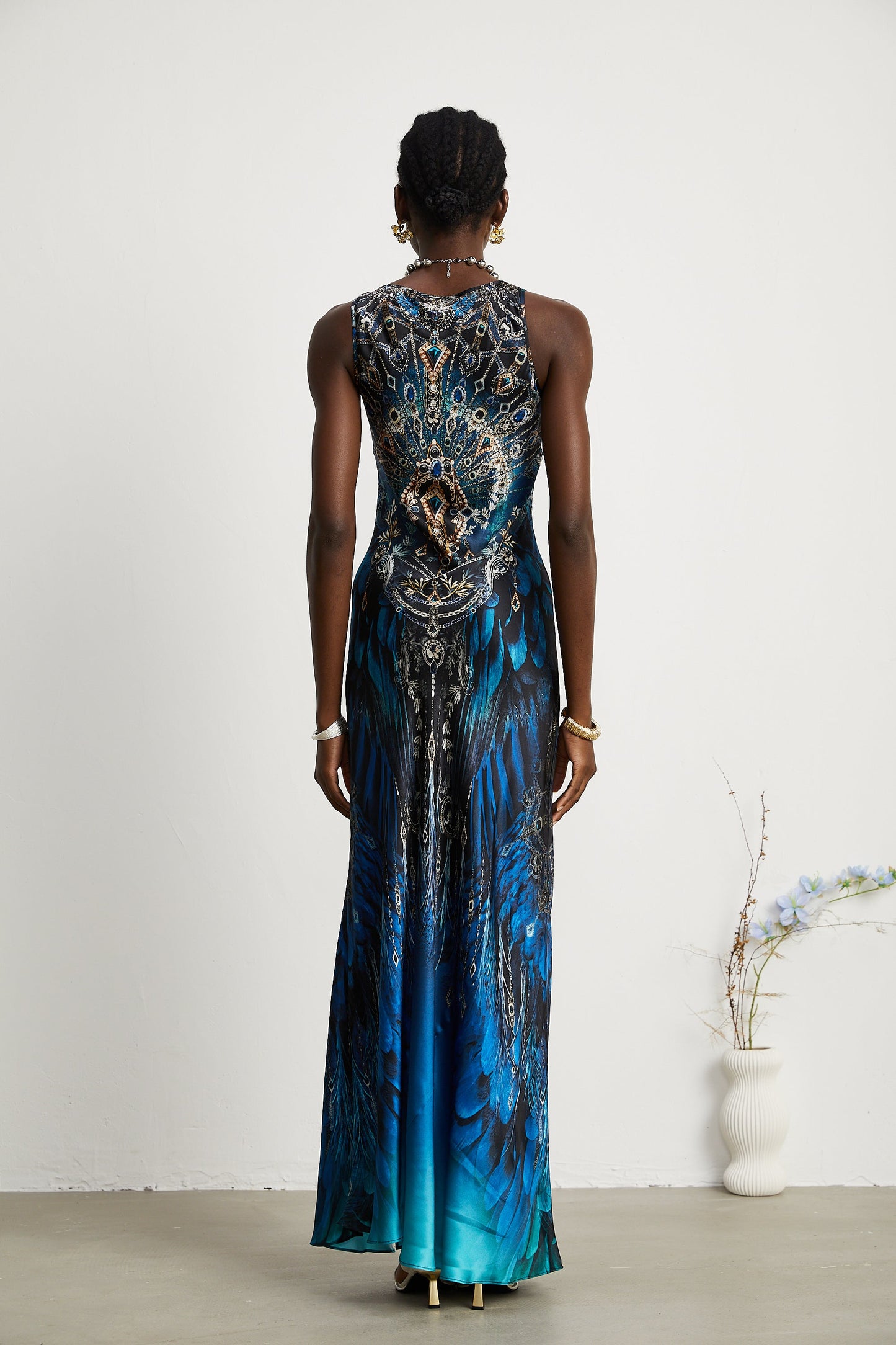 Marilyn graphic-print maxi dress (US Only)