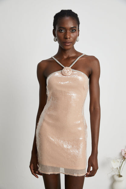 Éadaoin sequin floral mini dress (US Only)