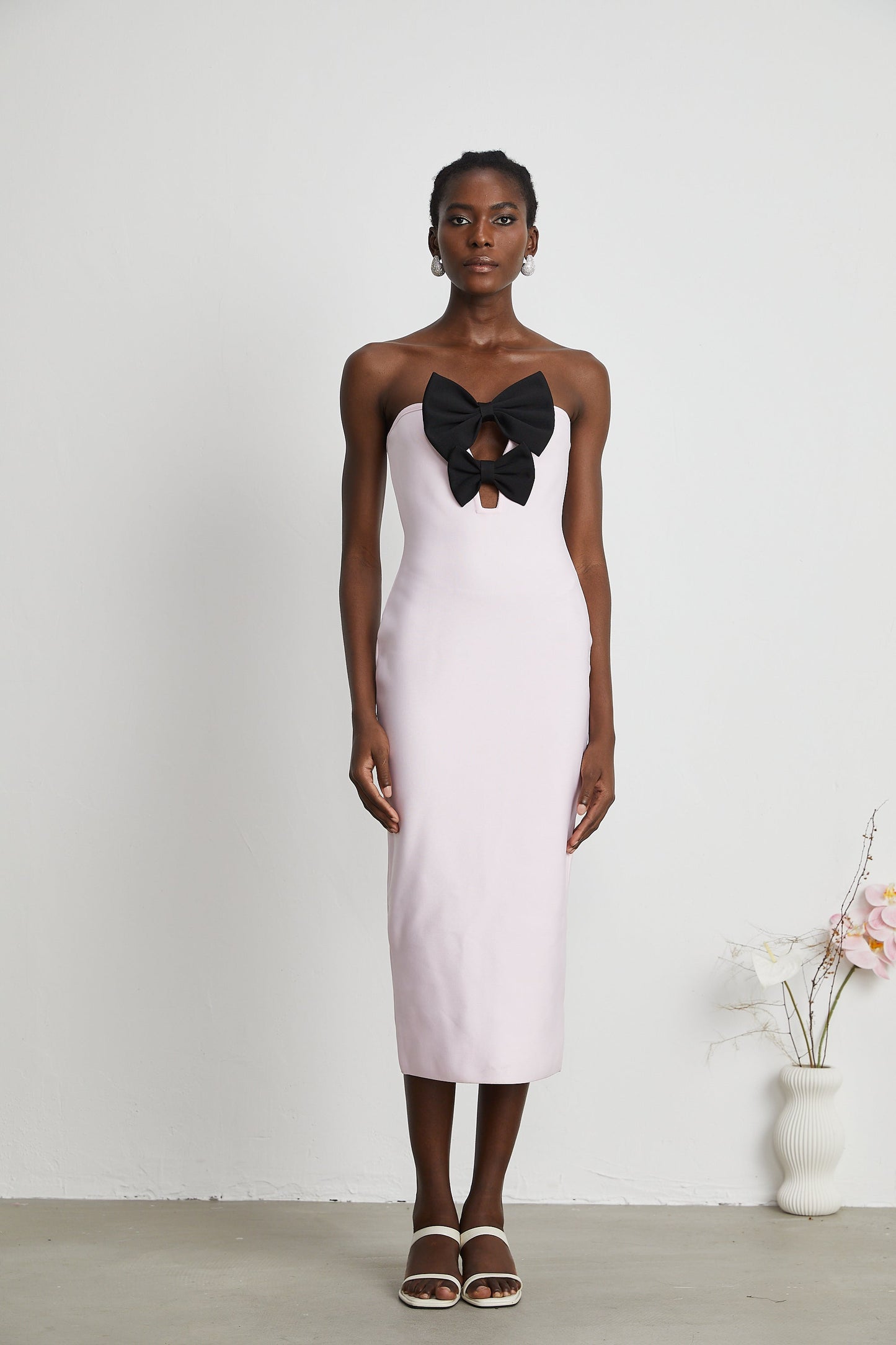 Étaín pink bowknot bandage dress (US Only)