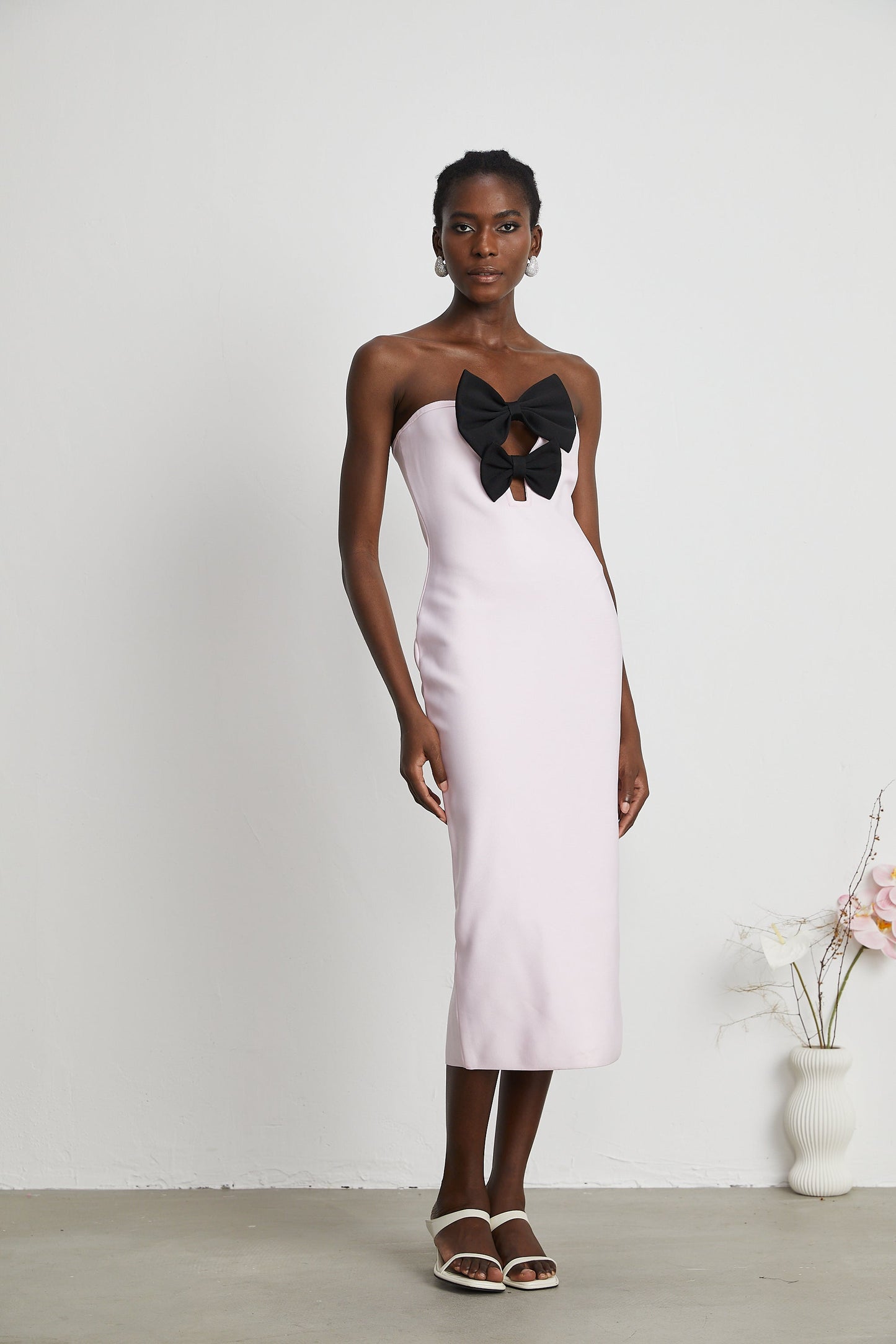 Étaín pink bowknot bandage dress (US Only)