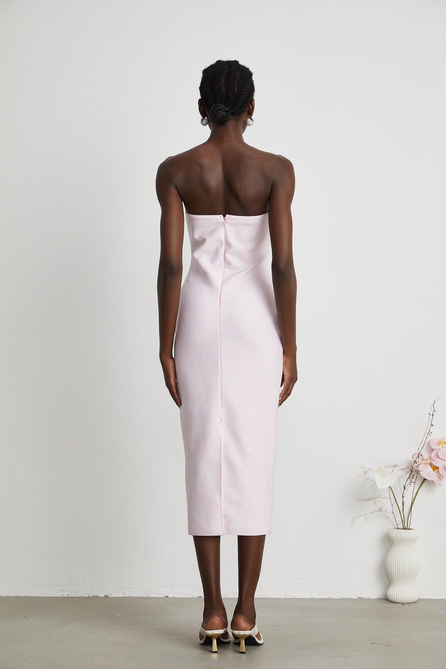Étaín pink bowknot bandage dress (US Only)