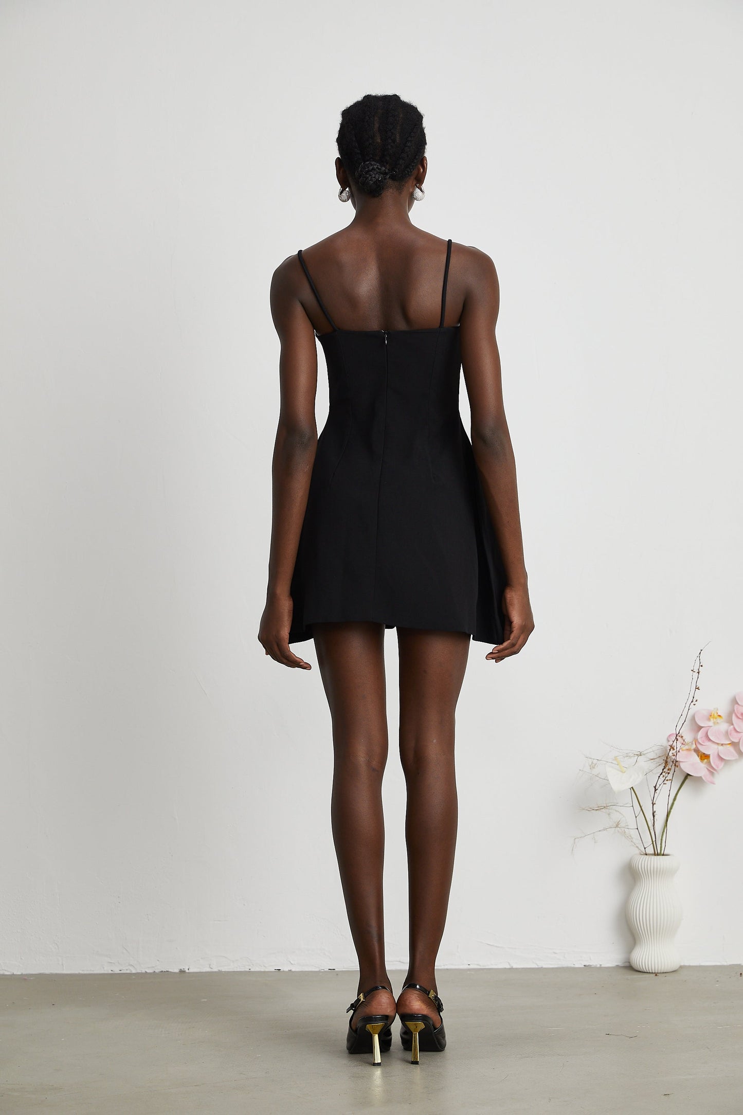 Pauline faux-flower mini dress (US Only)