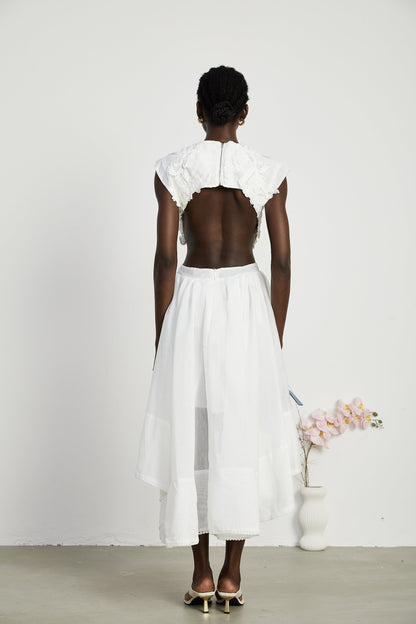 Clémence faux-pearl embellished midi dress (US Only)