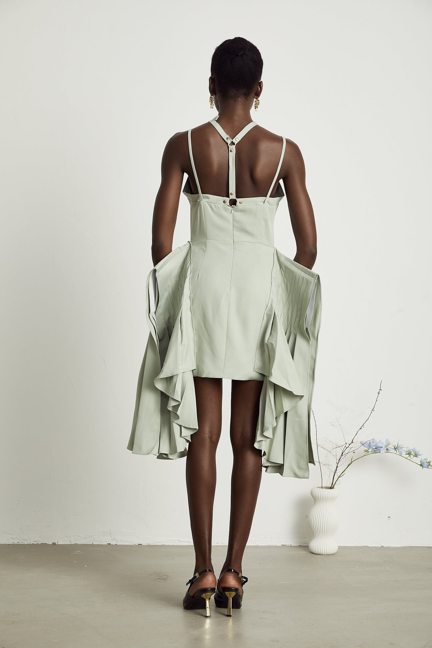 Michel layered-hemline mini dress (US Only)