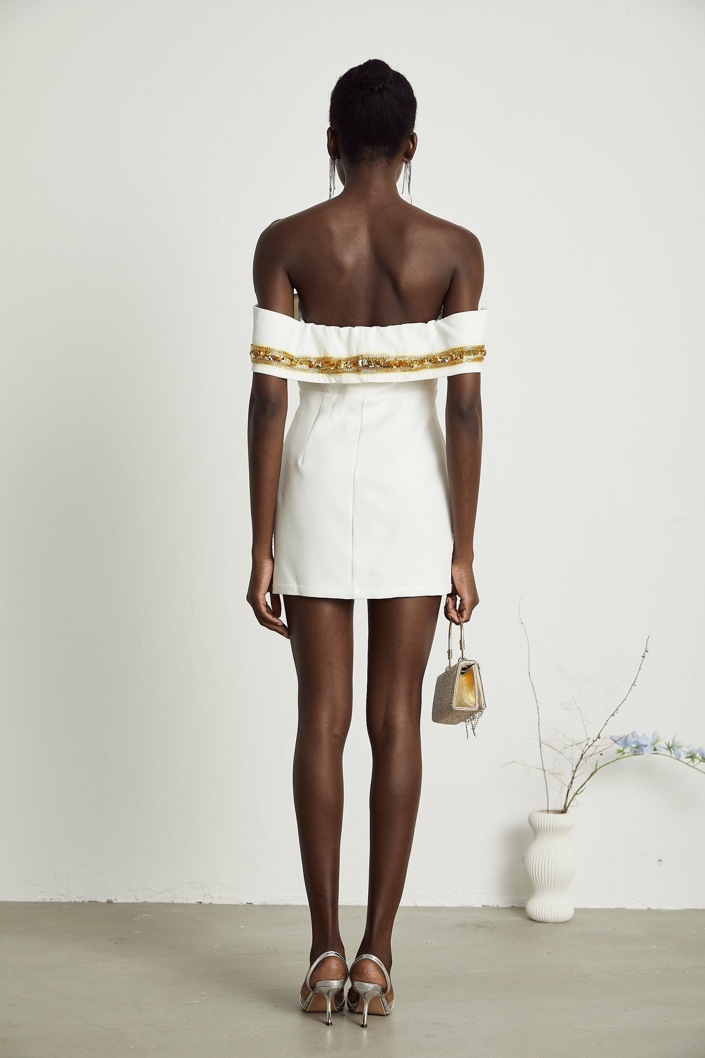 Avalon sequin-embellished mini dress