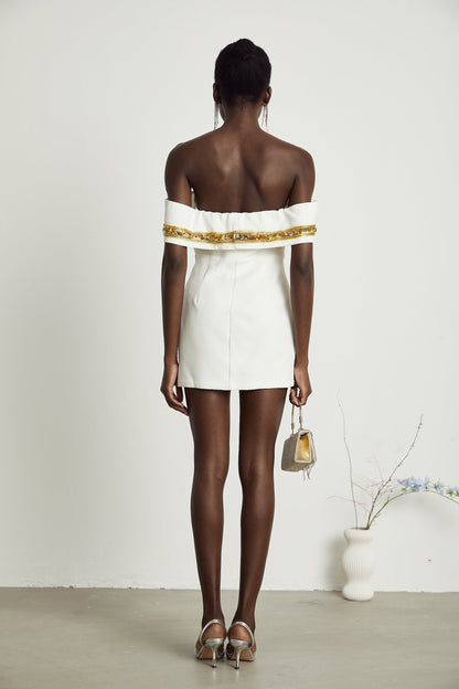 Avalon sequin-embellished mini dress