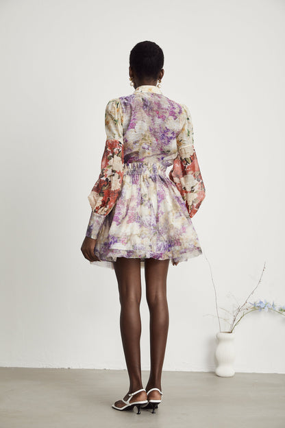 Margaux floral-print shirt & skirt matching set (US Only)