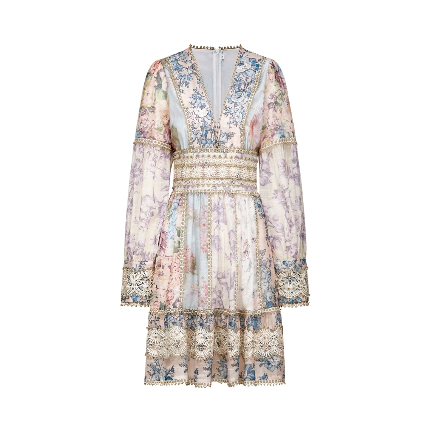 Gaëlle lace-embroidered mini dress (US Only)