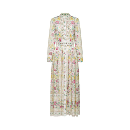 Désirée pleated floral-print midi dress
