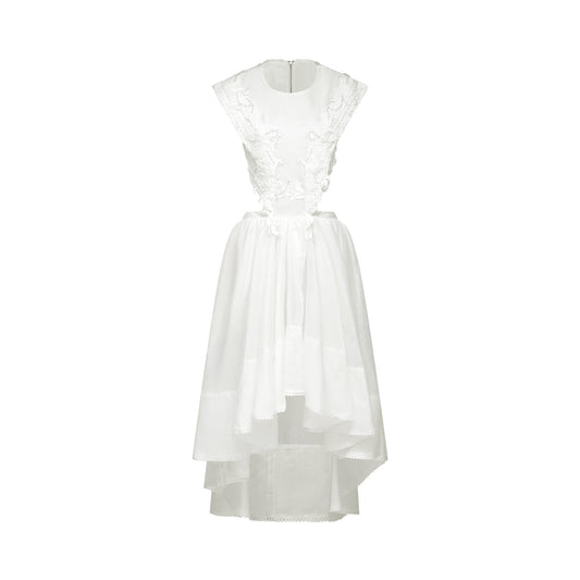 Clémence faux-pearl embellished midi dress (US Only)