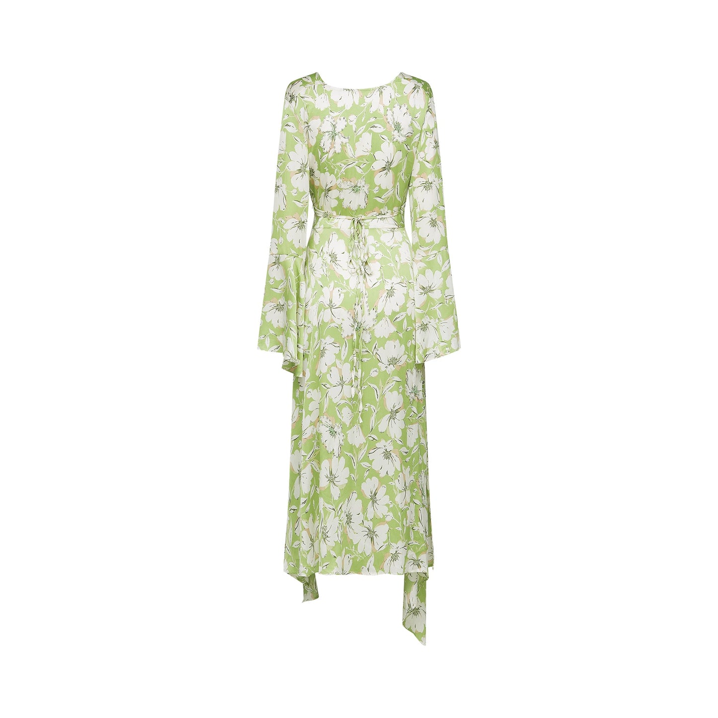 Éva floral-print crystal-embellished midi dress