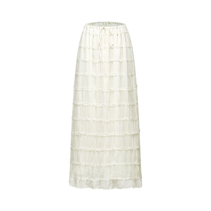 Alyssa pleated top & skirt matching set