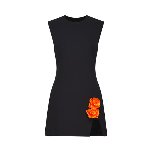 Roxane faux-floral embellished mini dress (US Only)