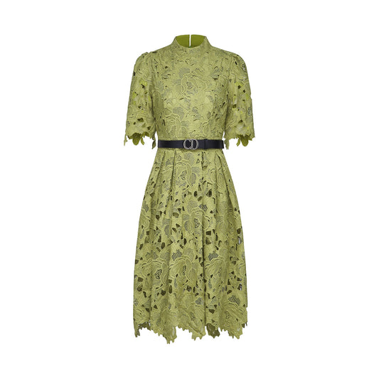 Valérie cut-out embroidered mini dress