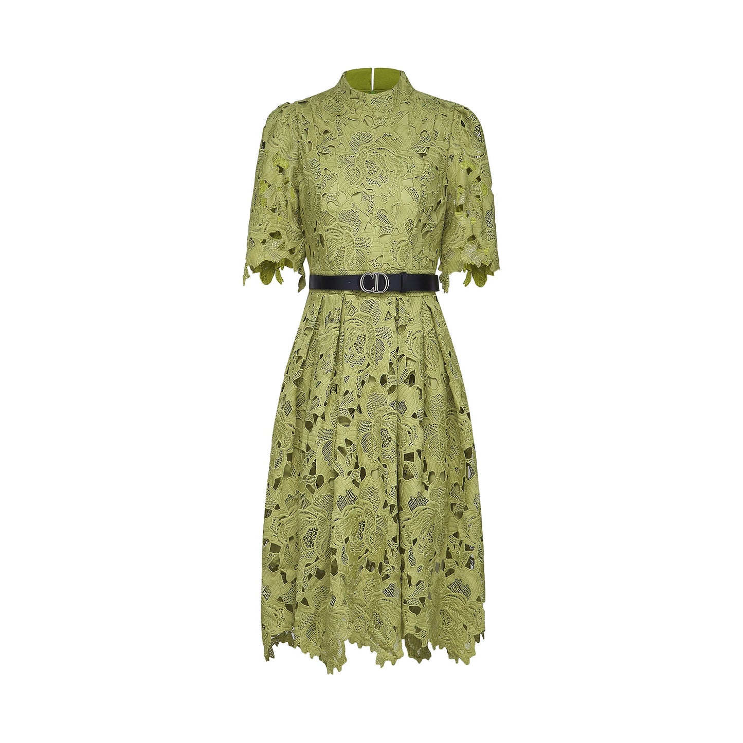 Valérie cut-out embroidered mini dress