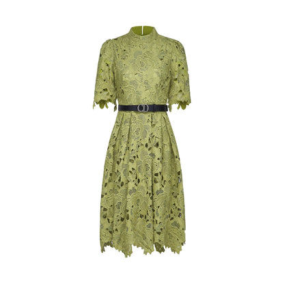 Valérie cut-out embroidered mini dress