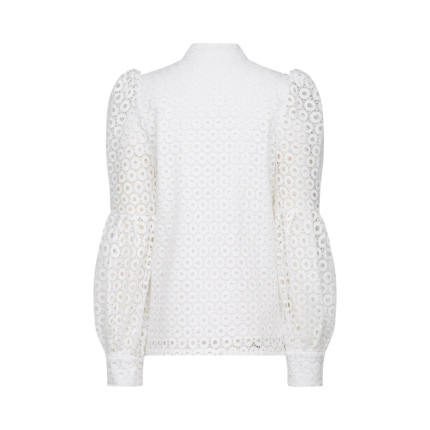 Calla faux-flower cut-out blouse & shorts matching set