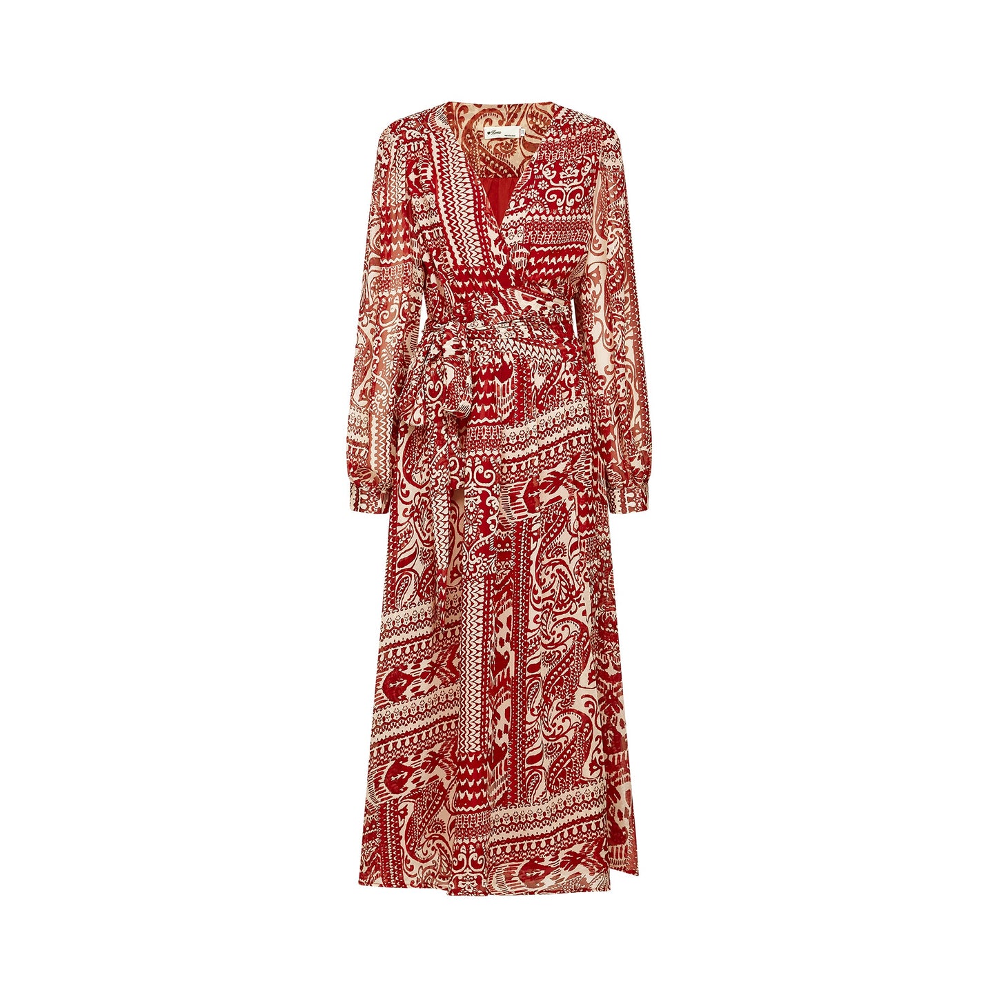 Camille pattern-print midi dress (US Only)