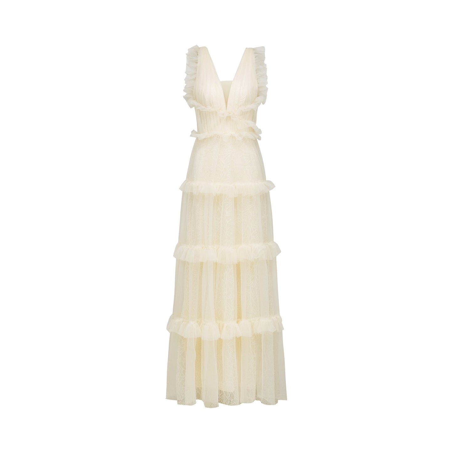 Sophina embellished ruffled maxi dress (US Only)