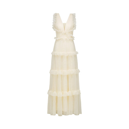 Sophina embellished ruffled maxi dress (US Only)