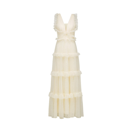Sophina embellished ruffled maxi dress (US Only)